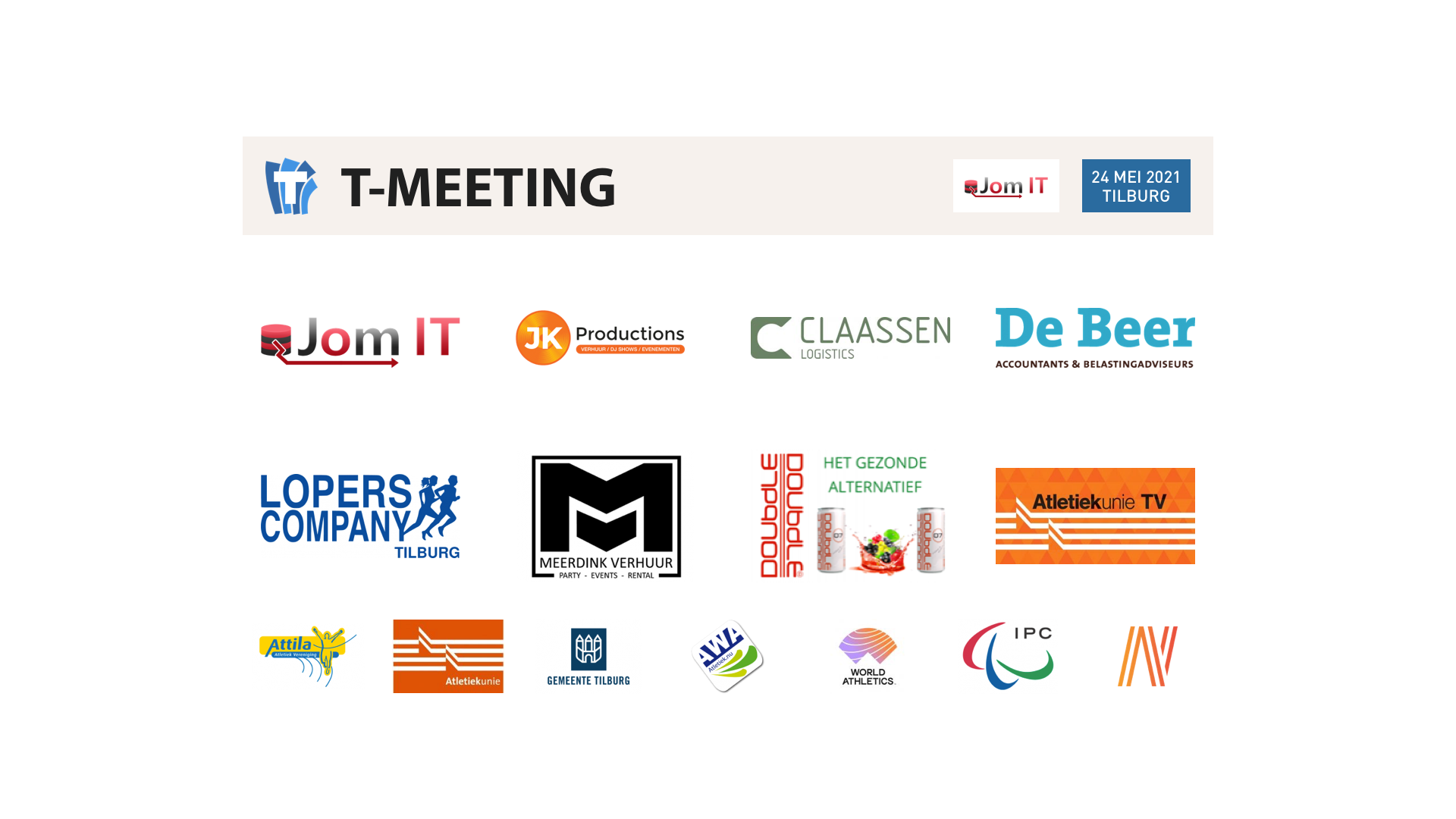 T-Meeting Sponsor Slide